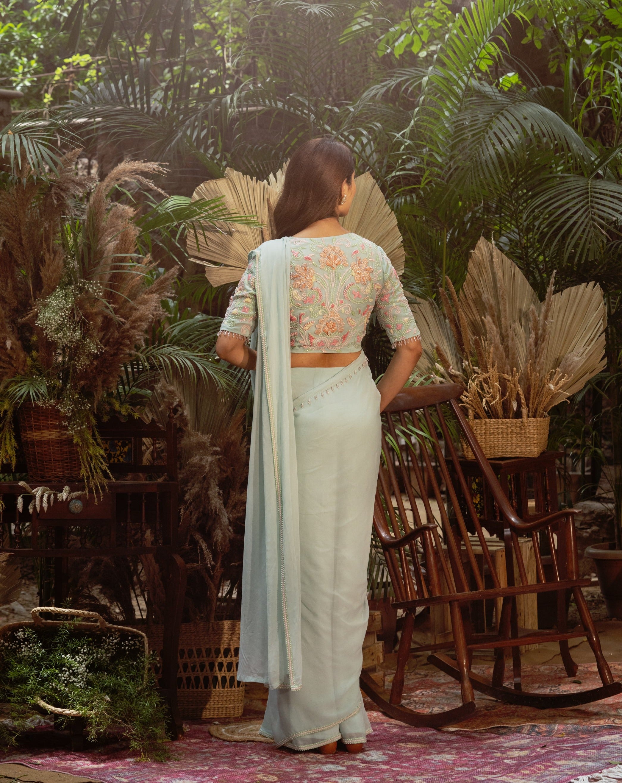 Kainaaz Pre-Draped Saree