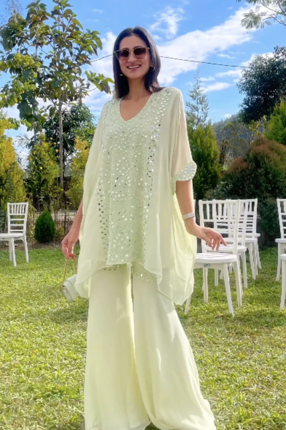 Sukhneet In Our Naina Sharara Set