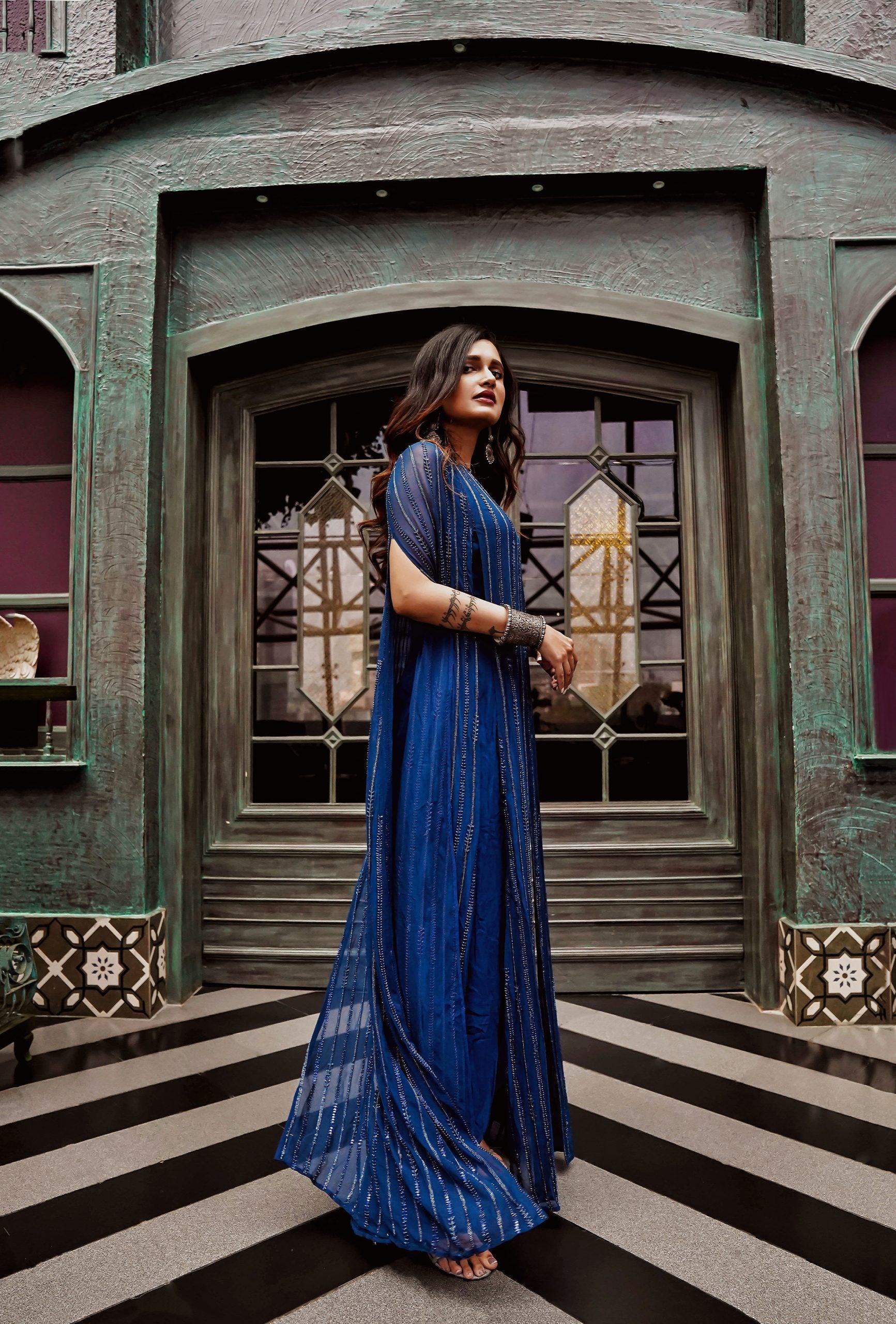 Nidhi Kunder In Our Orsa Cape Set