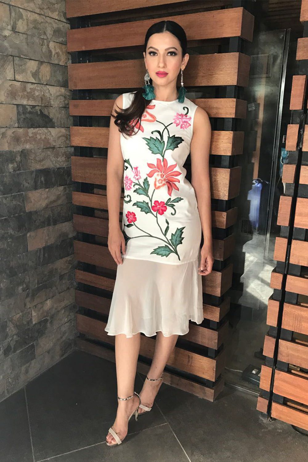 Gauhar Khan In Our Anna Dress