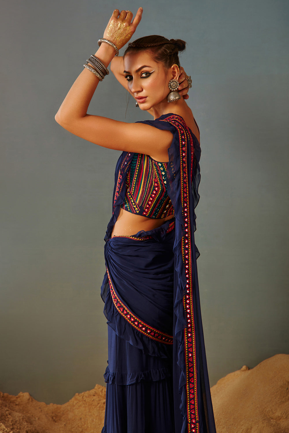 Duti Pre-Draped Saree