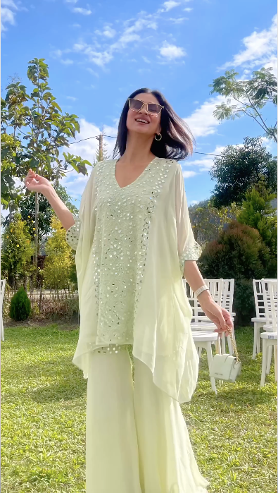 Sukhneet In Our Naina Sharara Set