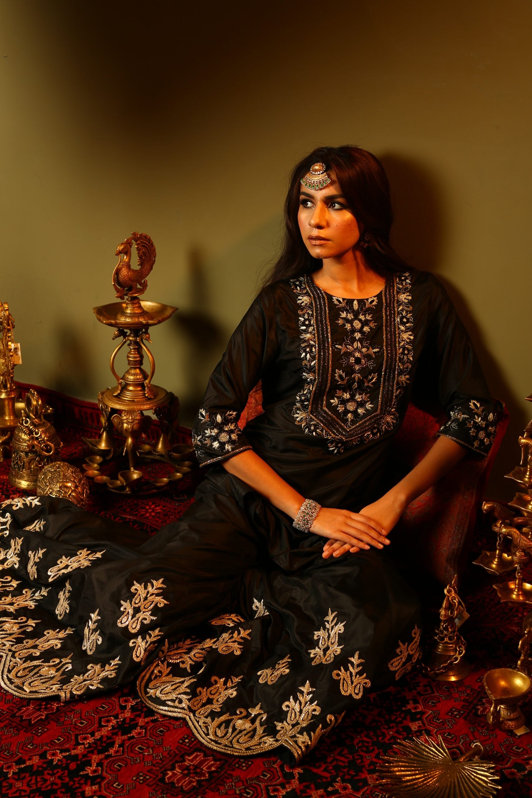 Soha Ali Khan In Our Alma Sharara Set