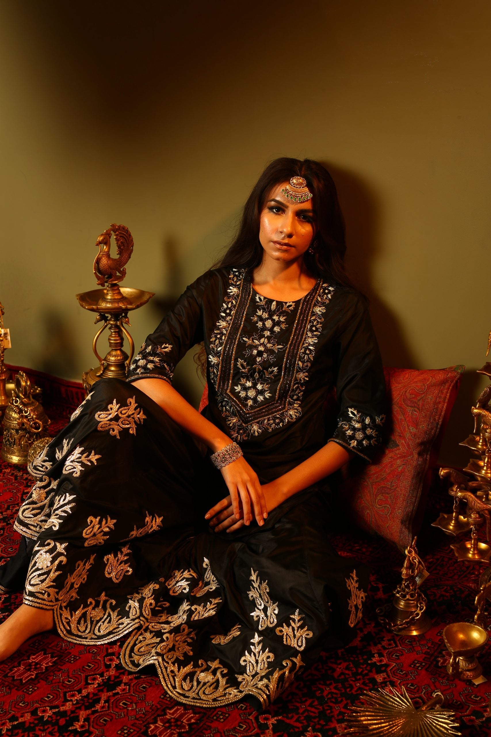 Soha Ali Khan In Our Alma Sharara Set