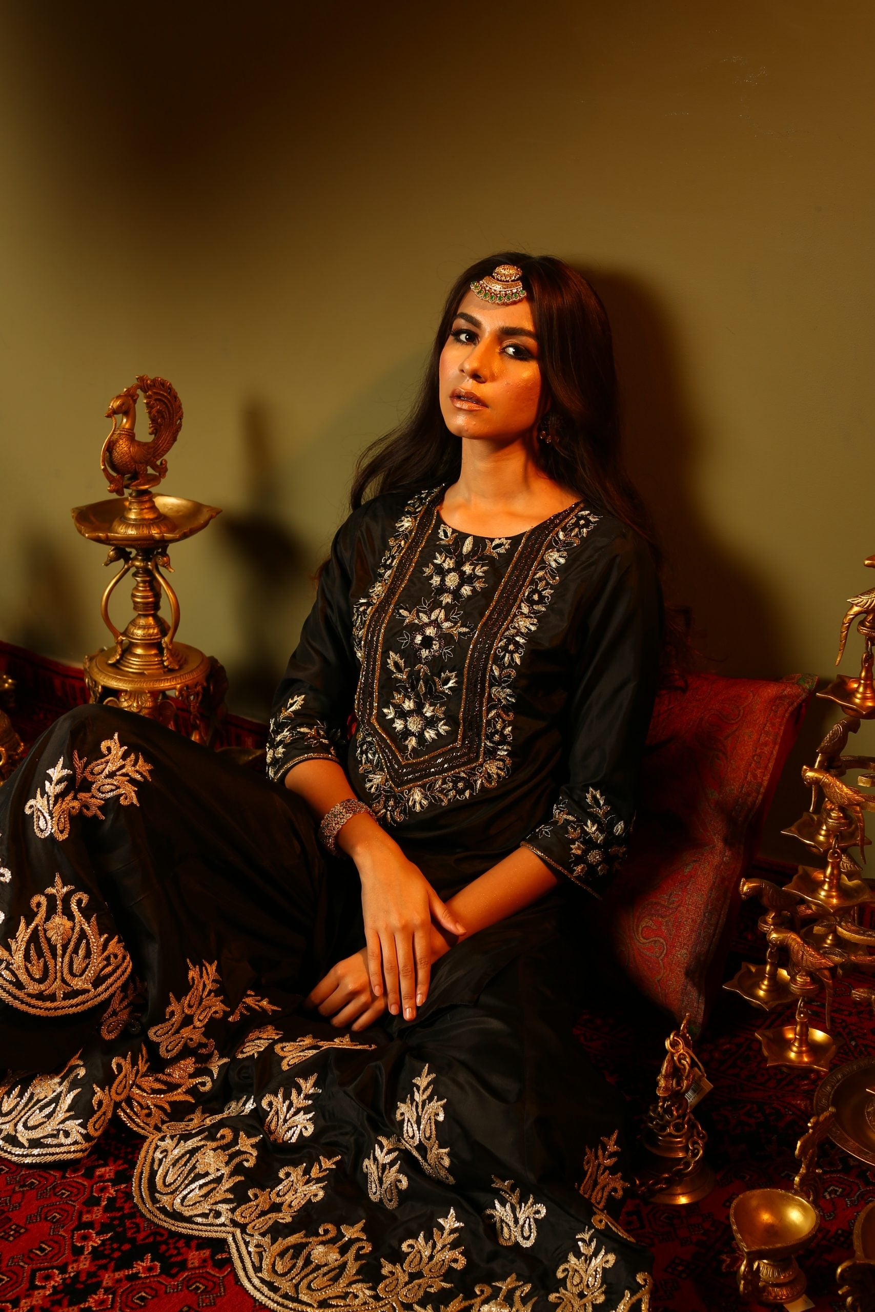 Soha Ali Khan In Our Alma Sharara Set