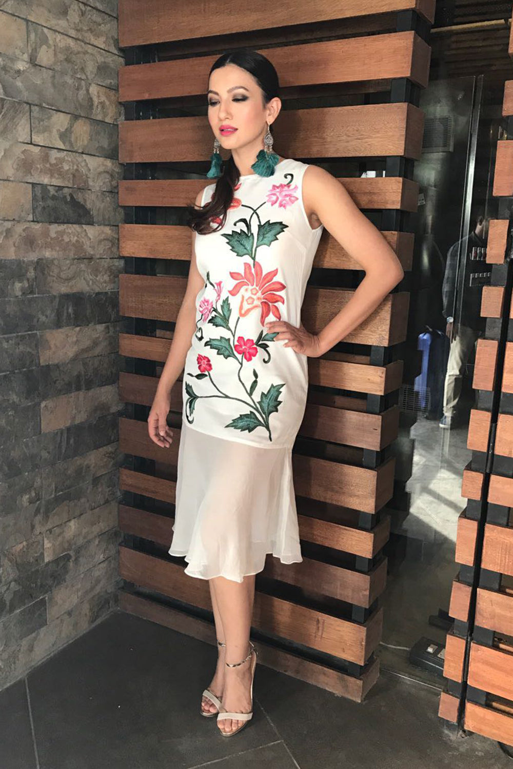 Gauhar Khan In Our Anna Dress