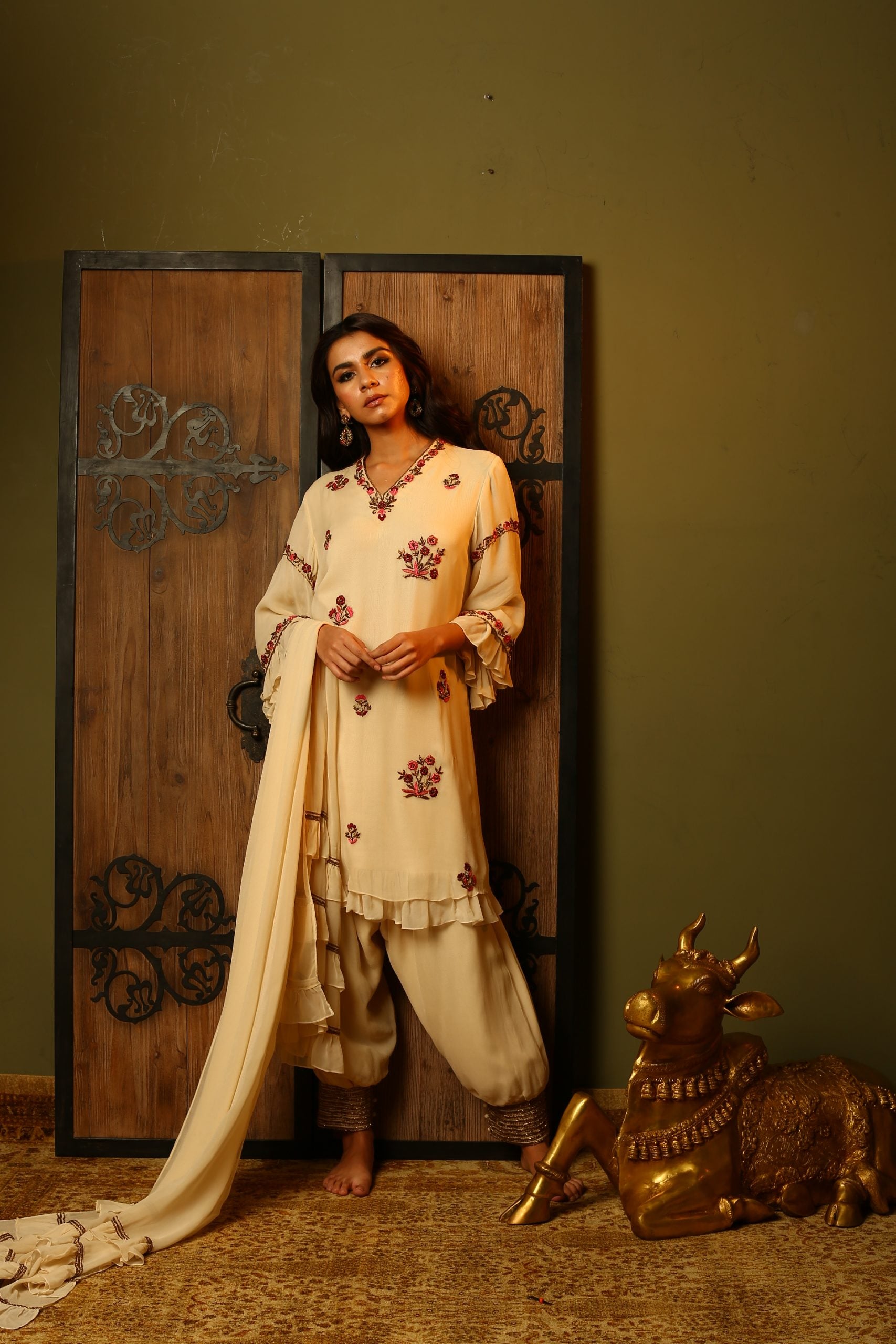 Gauhar Khan In Our Khadija Kurta Set