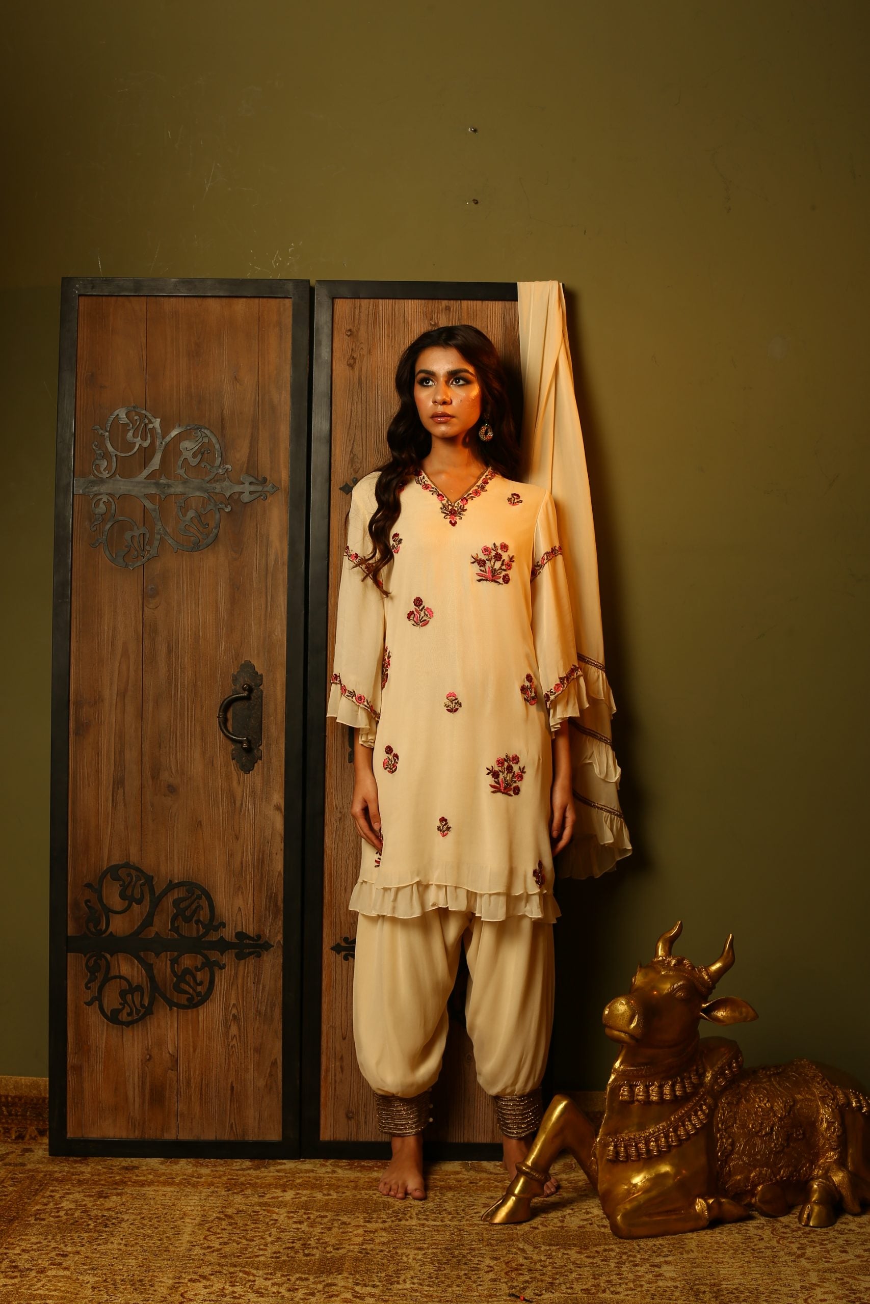 Gauhar Khan In Our Khadija Kurta Set