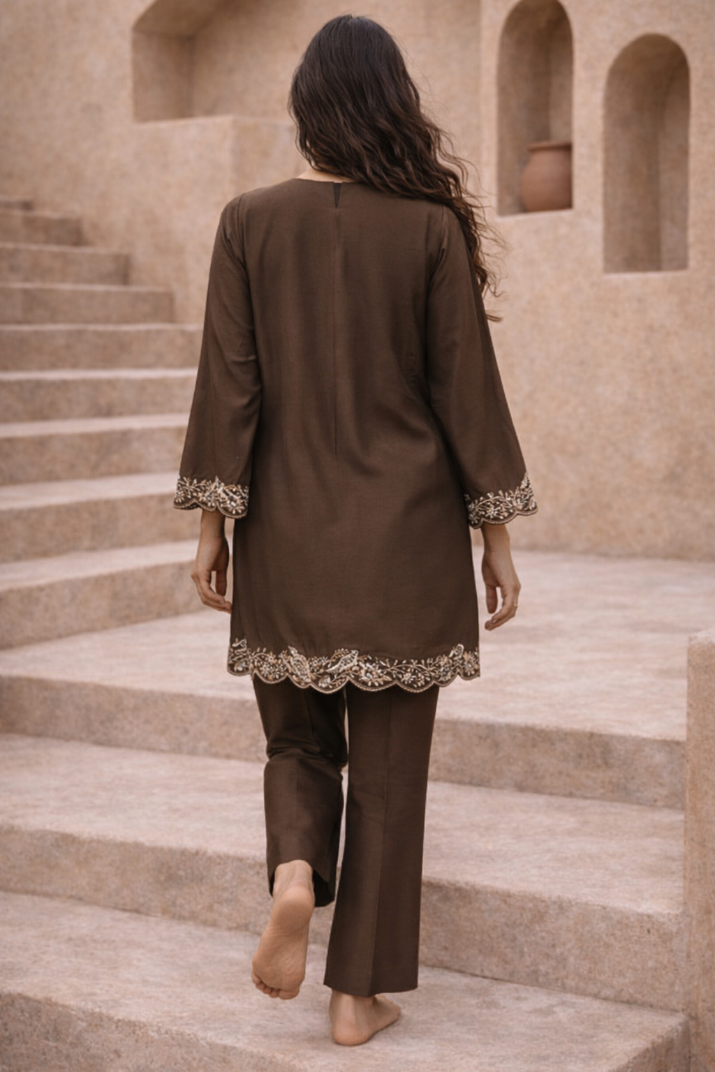 Khakh Kurta Set